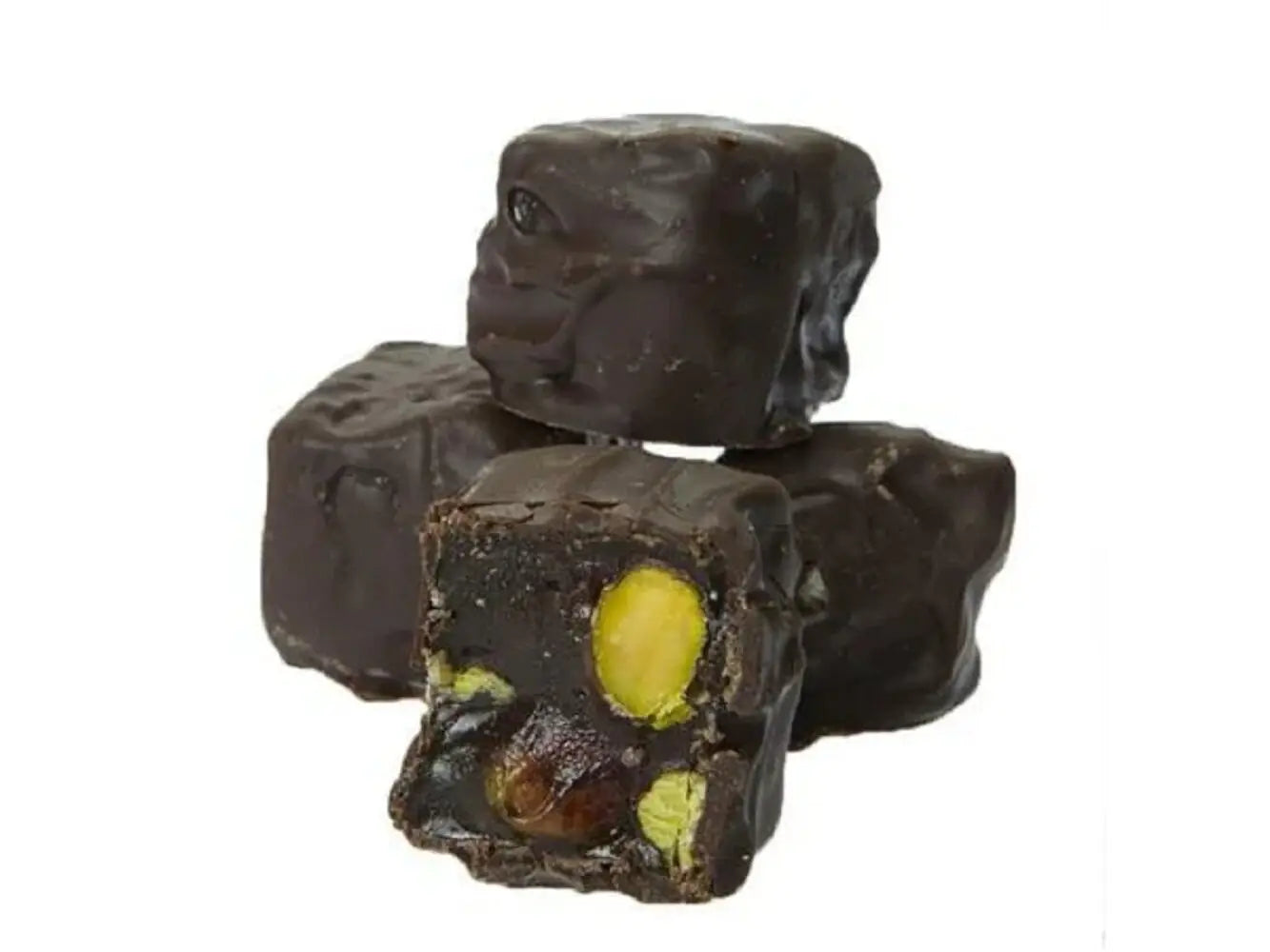 Chocolate Covered Turkish Delight with Pistachio, Walnut and Almond Madlen