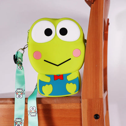 Ogi Mogi Toys Silicone Green Frog Shoulder Bag