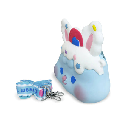 Ogi Mogi Toys Blue Bunny Colorful Round Shoulder Bag