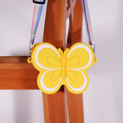 Ogi Mogi Toys Silicone Yellow Butterfly Shoulder Bag