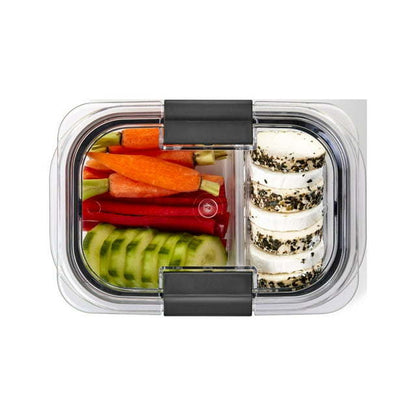 10 Piece 2 Compartment Meal Prep Food Storage Containers