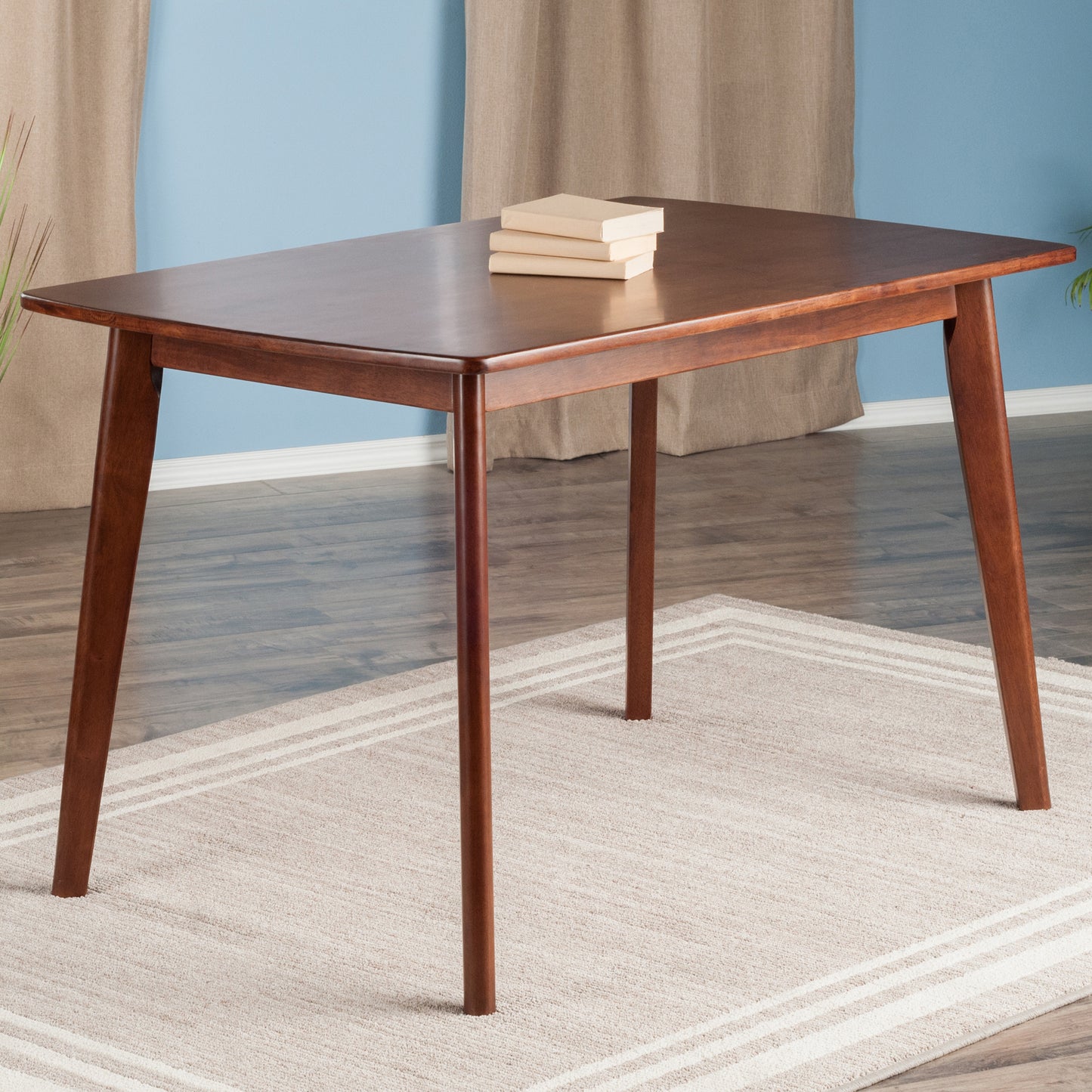 Shaye Oblong Dining Table; Walnut