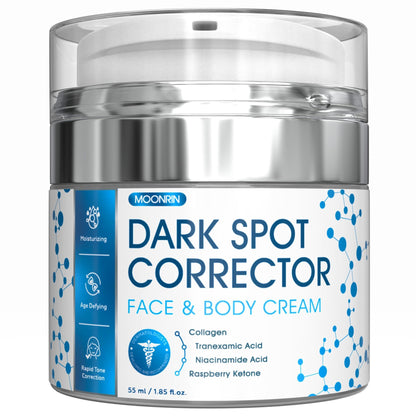 Dark Spot Remover for Face & Body 1.85 fl oz 55 ml Moisturizing Skin Lightening Cream with Collagen Niacinamide Acid Hyperpigmentation Treatment Legs Hands Inner Thighs Underarms