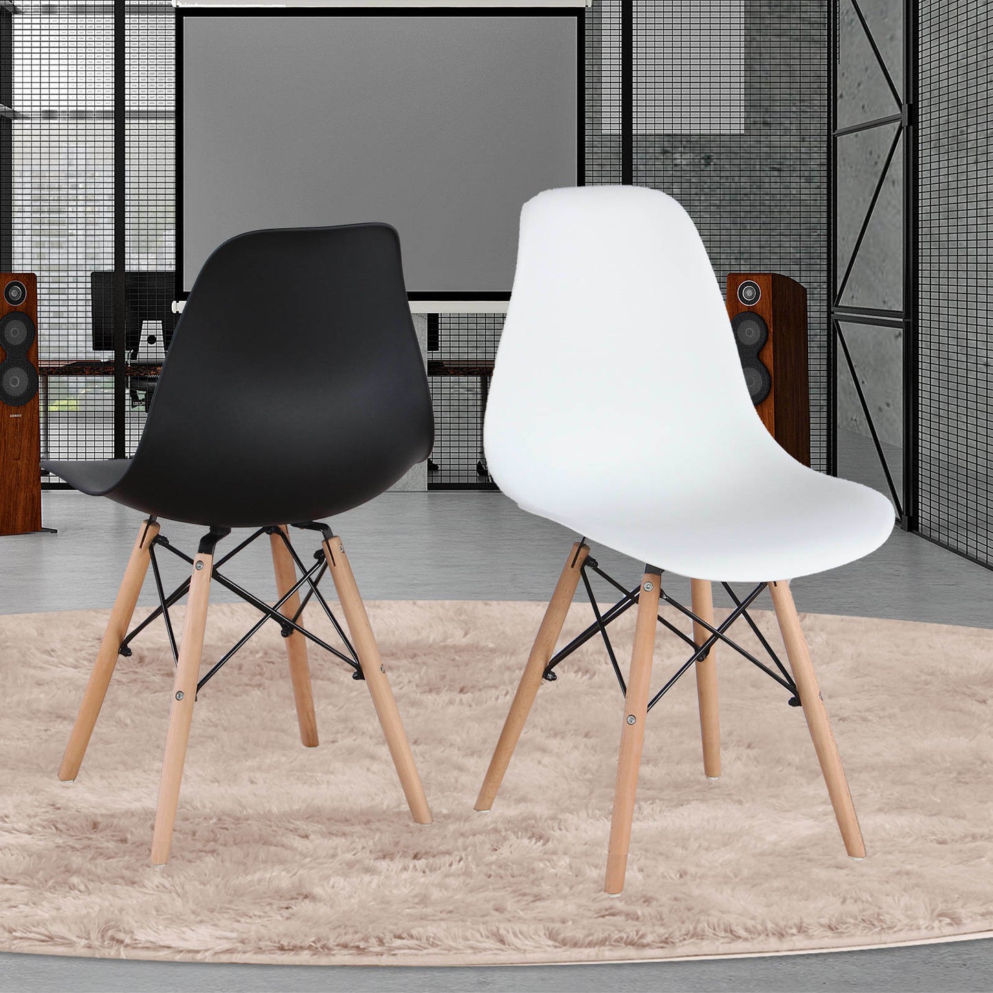 Set of 4 Modern Style Dining Chair