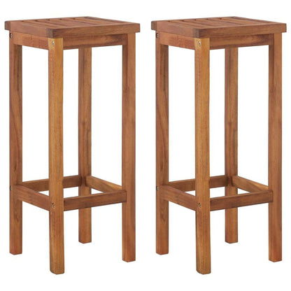 3 Piece Patio Bar Set Solid Wood Acacia