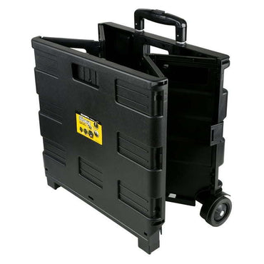 85-010 Grand Pack-N-Roll Plastic Portable Tool Carrier Cart, Black