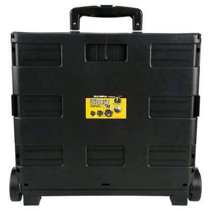 85-010 Grand Pack-N-Roll Plastic Portable Tool Carrier Cart, Black