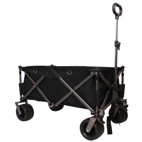 Folding Wagon, Heavy Duty Utility Beach Wagon Cart