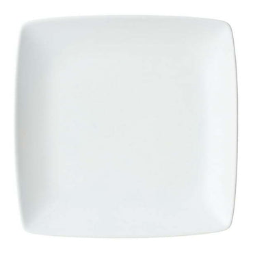 Better Homes & Gardens Loden Porcelain Square-Shaped Salad Plate, White