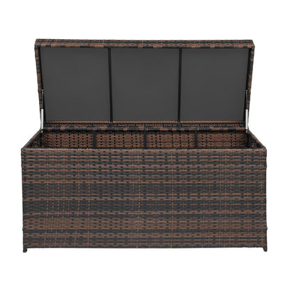 Simple And Practical Outdoor Deck Box Storage Box Brown Gradient