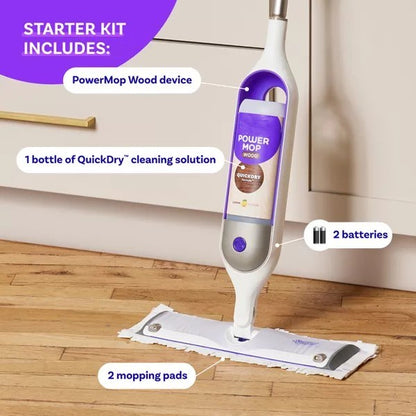 Power Mop Wood Mop Kit for Wood Floor Cleaning