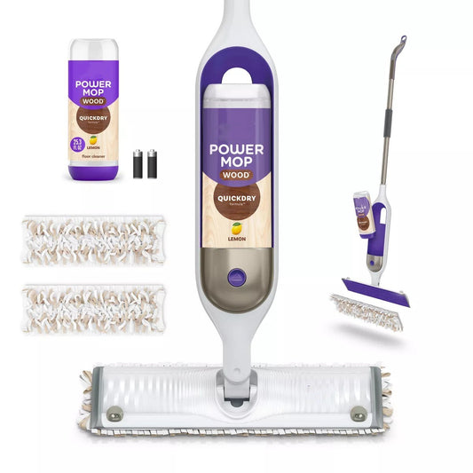 Power Mop Wood Mop Kit for Wood Floor Cleaning