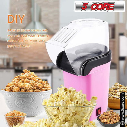 5 Core Hot Air Popcorn Popper Machine