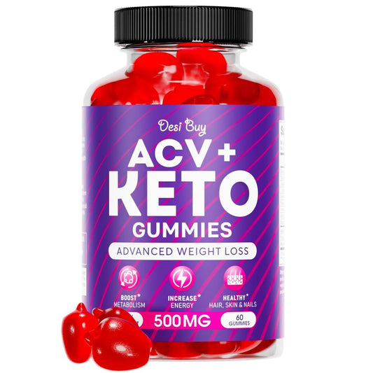 Gomitas Keto ACV para bajar de peso Fórmula avanzada 1000 mg por porción Apoya la digestión Metabolismo Desintoxicación