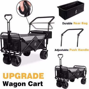 Collapsible Heavy Duty Beach Wagon Cart