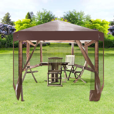 Outdoor Gazebo Patio Hexagonal Canopy Tent