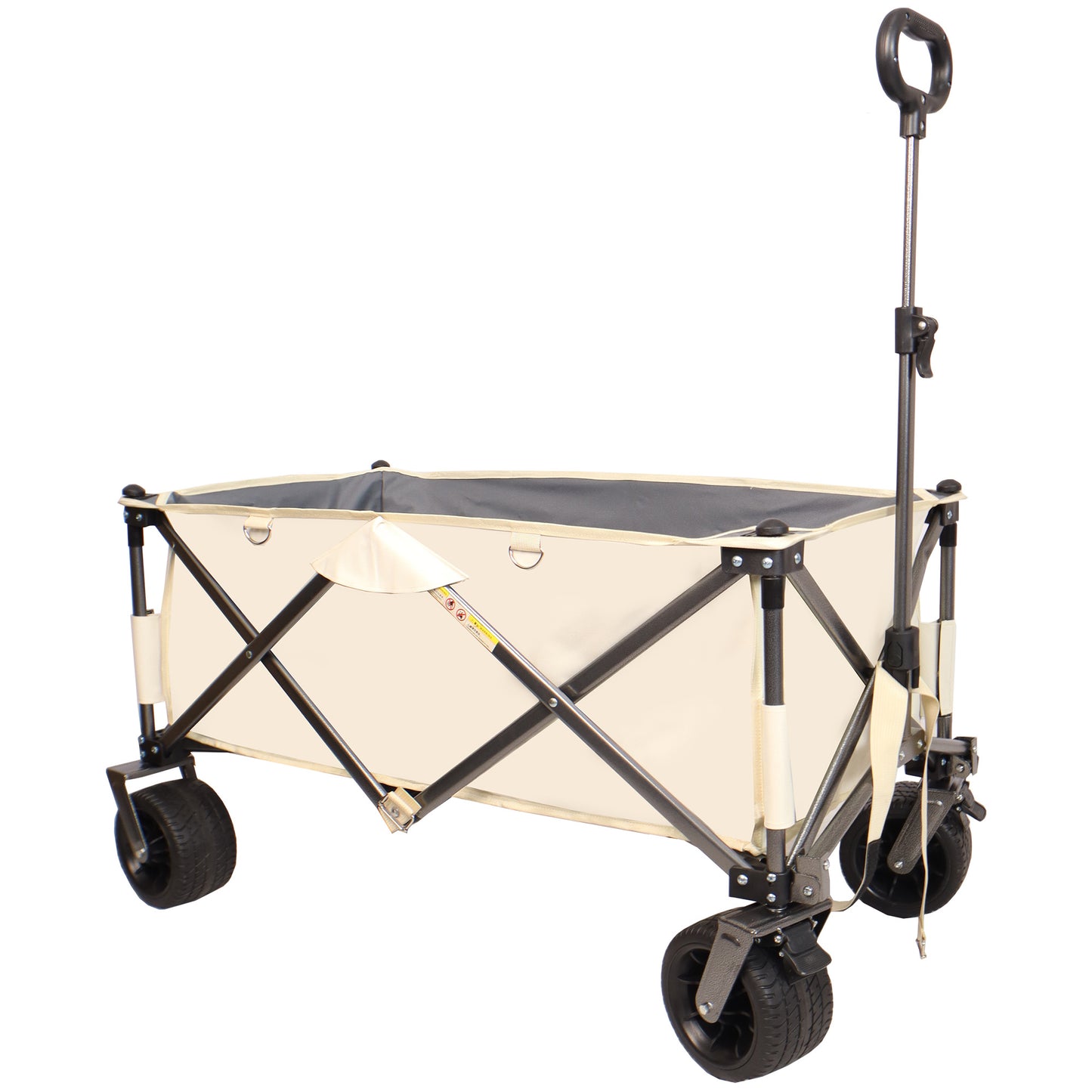 Folding Wagon, Heavy Duty Utility Beach Wagon Cart