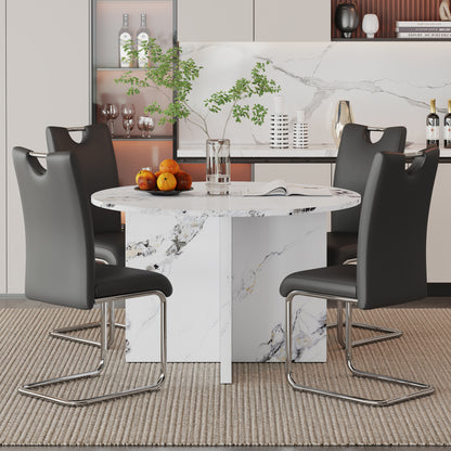 5 piece Round Dining Table Set