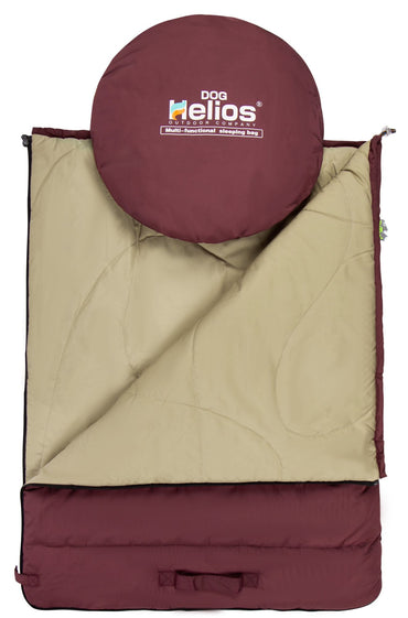 Dog Helios 'Switch-Back' 2-in-1 Convertable Travel Dog Mat and Rounded Camping Bed