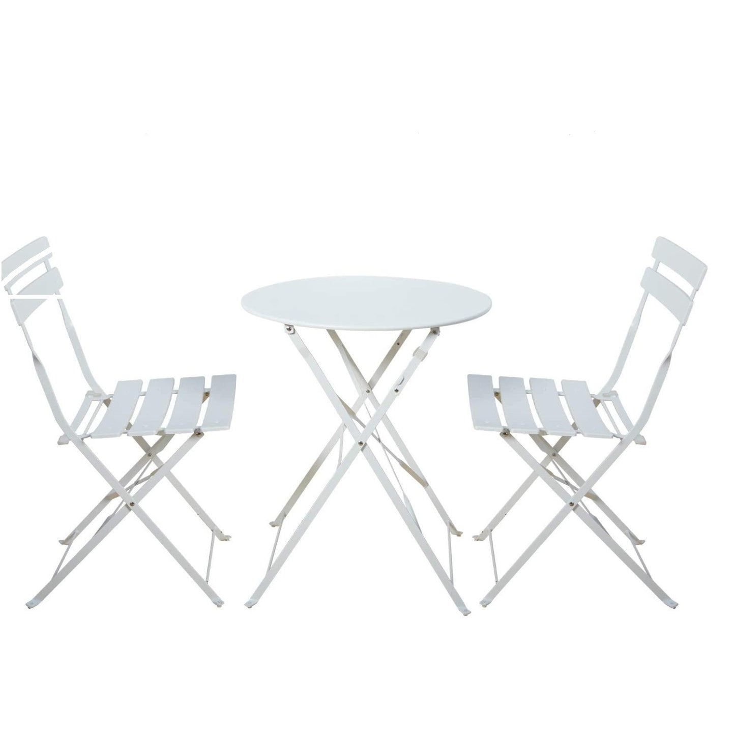 Round 2 Person - 23.6" Long Bistro Set (7 Colors Available)