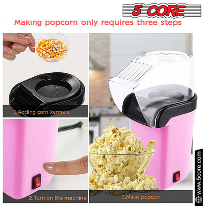 5 Core Hot Air Popcorn Popper Machine