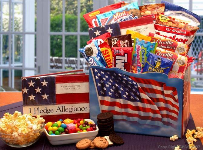 Caja de regalo America The Beautiful Snack (Lg)