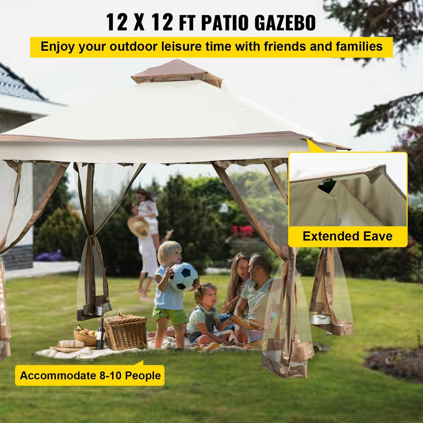 VEVOR Outdoor Canopy Gazebo