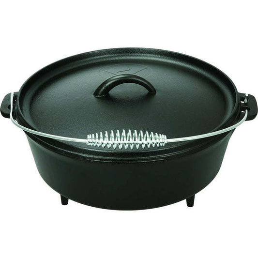 5-Quart Cast Iron Dutch Oven with Spiral Bail Handle