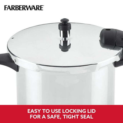 6-Quart Aluminum Stovetop Pressure Cooker, 15 PSI