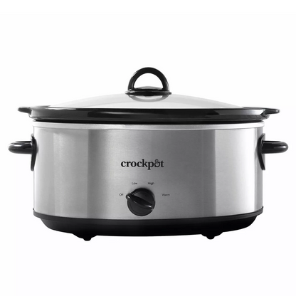 7qt Manual Slow Cooker - Stainless Steel SCV700-SS