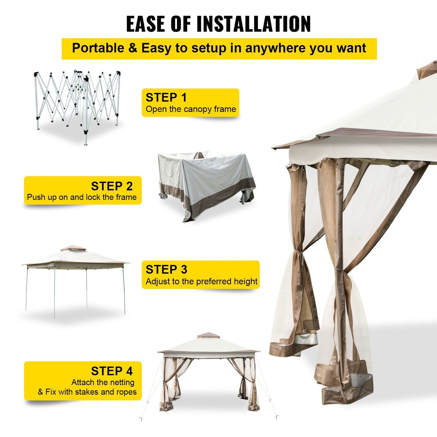 VEVOR Outdoor Canopy Gazebo