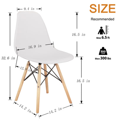 Set of 4 Modern Style Dining Chair