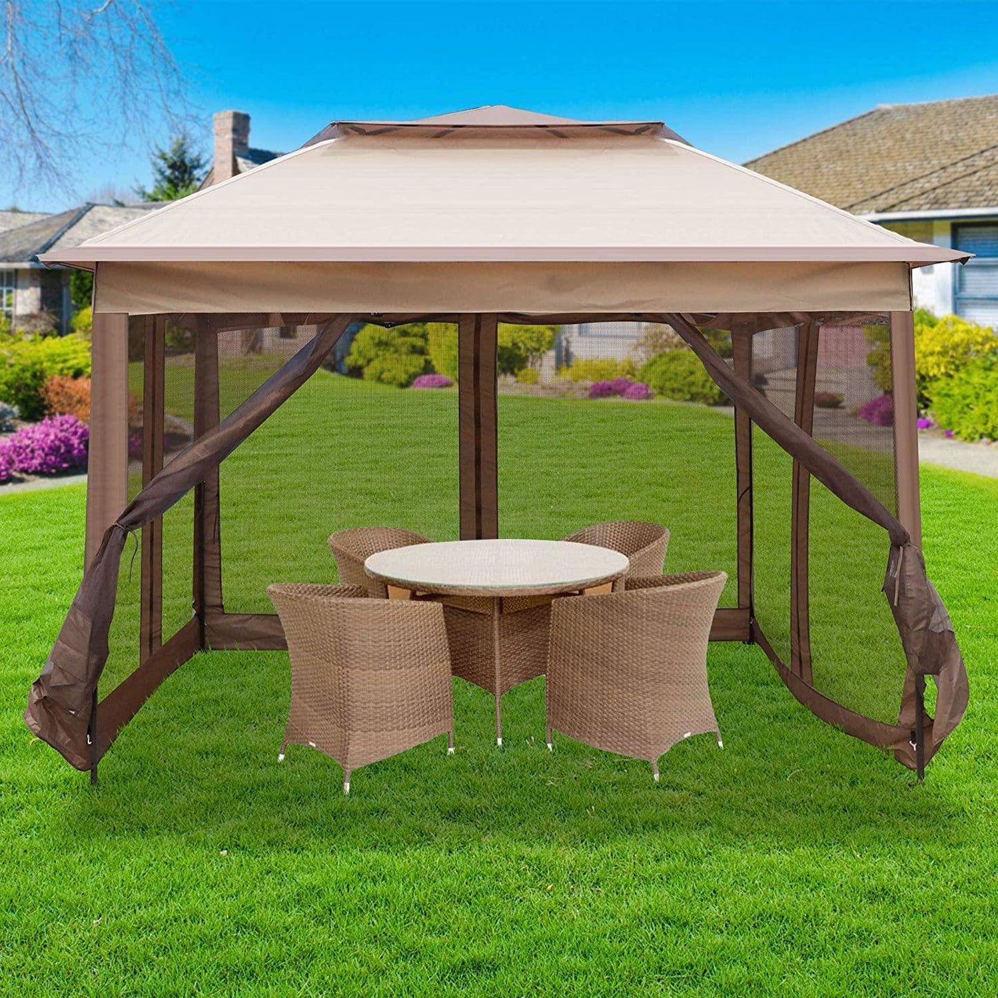 Bosonshop 10' x 10' Pop Up Canopy Gazebos Tent