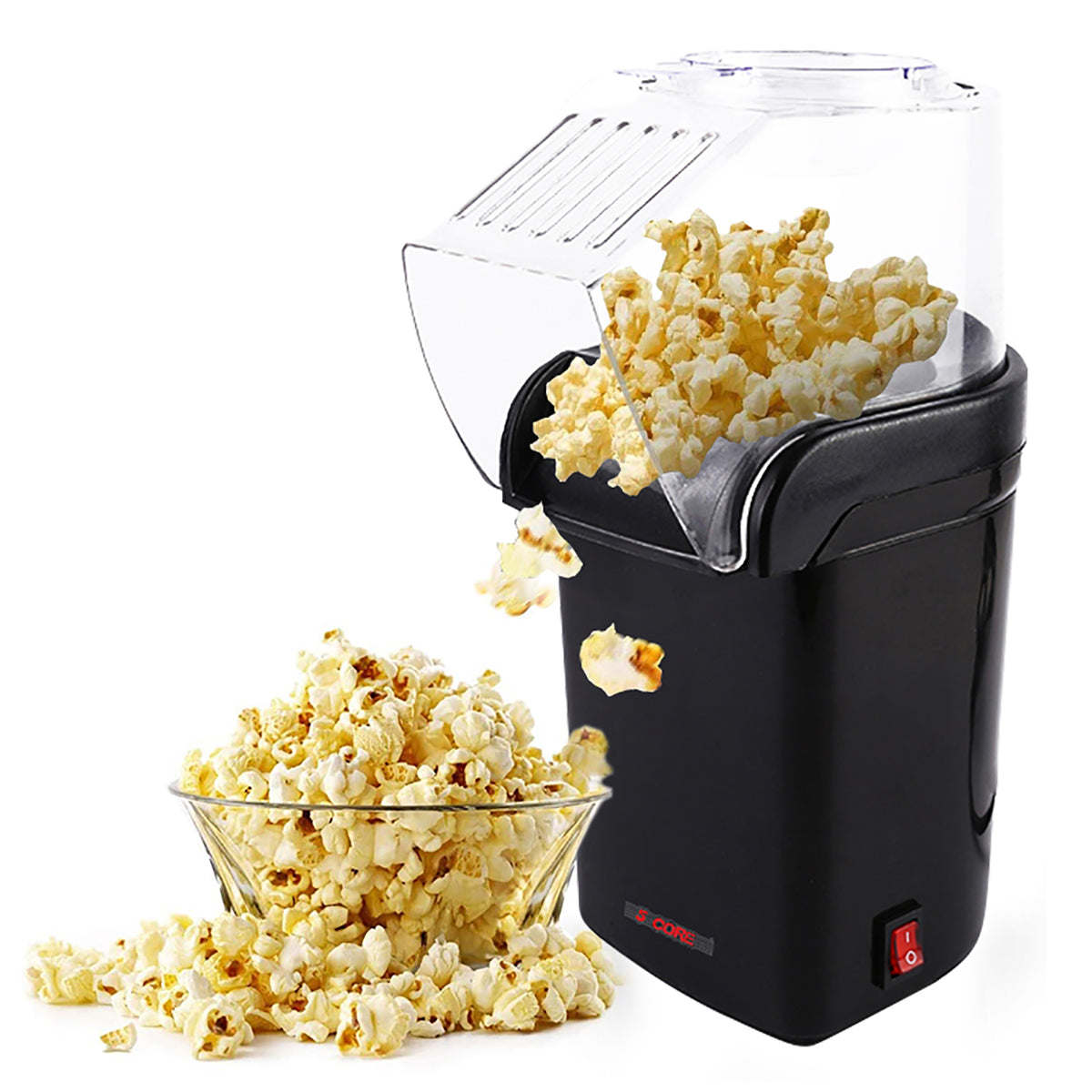 5 Core Hot Air Popcorn Popper Machine