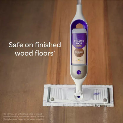 Power Mop Wood Mop Kit for Wood Floor Cleaning