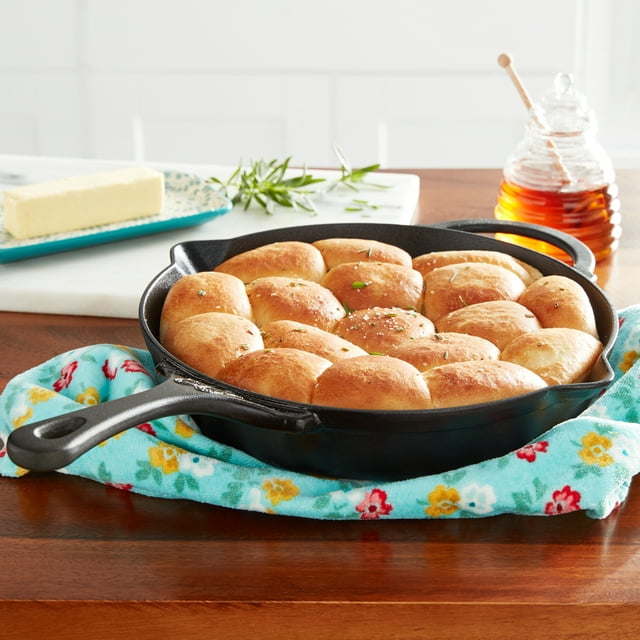 Timeless Beauty Pre-Seasoned Plus 12" Cast Iron Fry Pan