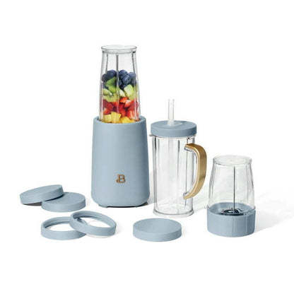 Blender Set with 12 Pieces, 240 W, Cornflower Blue by Drew Barrymore