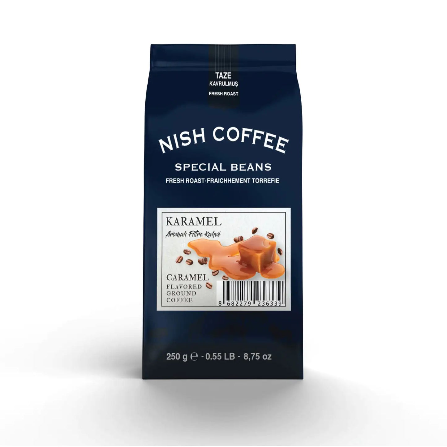 Nish Caramel Flavored Filter Coffee 250 Gr