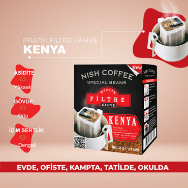 Nish Practical Filter Coffee Kenya 9Gr X 5