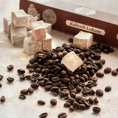 Hacı Bekir Coffee Flavored Turkish Delight in Kraft Box, 125g