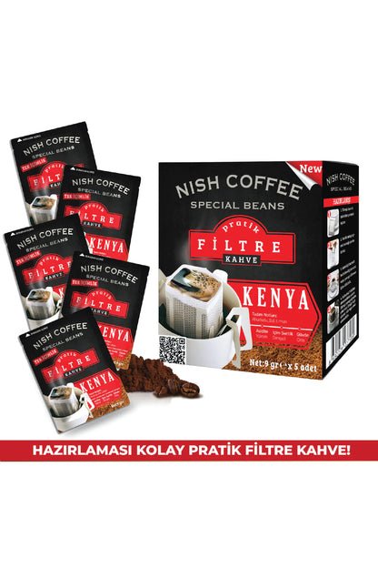 Nish Practical Filter Coffee Kenya 9Gr X 5