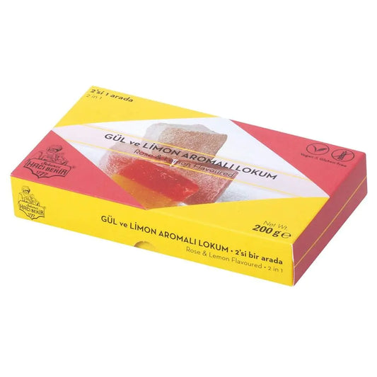 Hacı Bekir Turkish Delight with Rose & Lemon-200 g