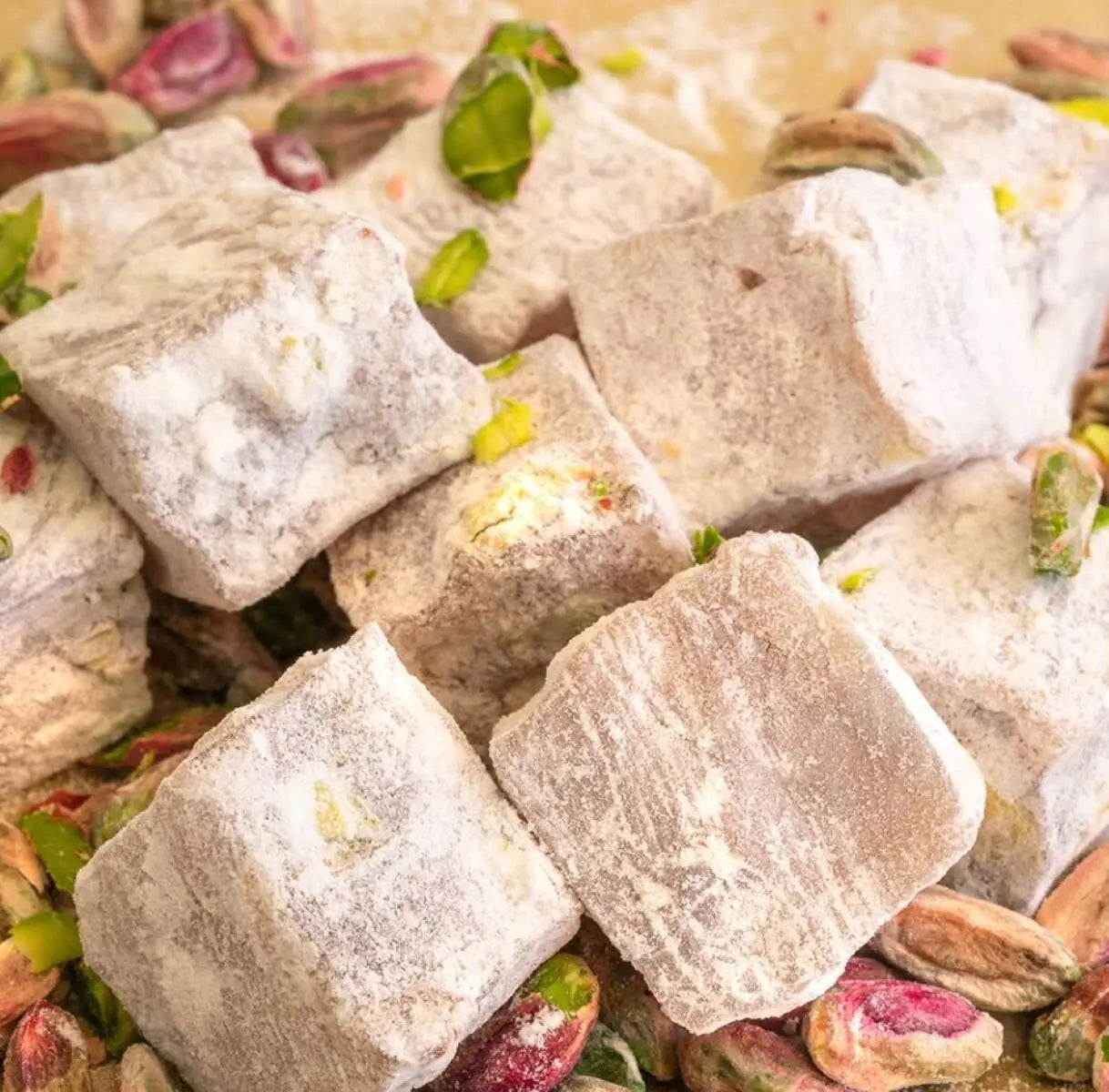 Hacı Bekir Turkish Delight With Extra Pistachio, Metal Box, 500 g