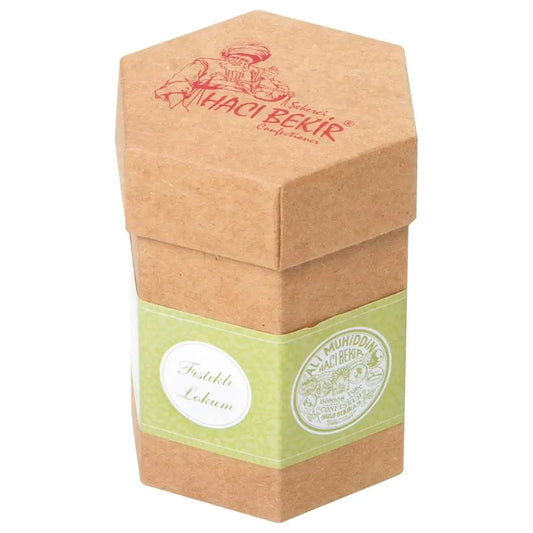 Hacı Bekir Pistachio Turkish Delight in Kraft Box, 125 g